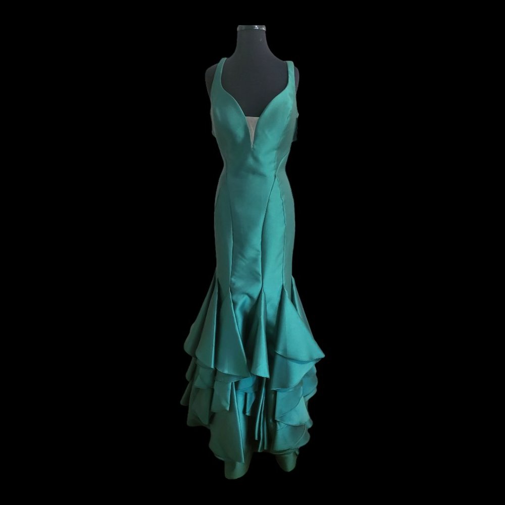 Alyce Paris Mikado Mermaid Dress Size 14